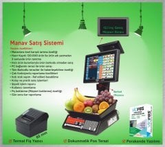 Pos Terazi Manav Satış Sistemi