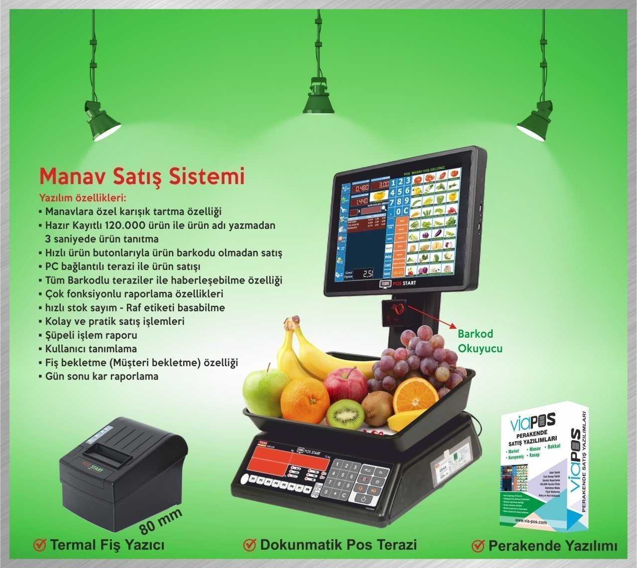 Manav Sistemi Pos Terazi
