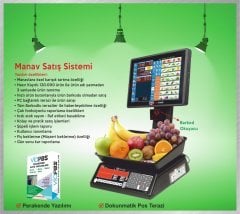 Pos Terazi Manav Satış Sistemi