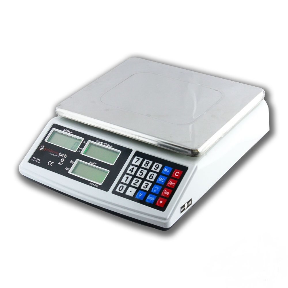 HY-A  6 Kg 0.2 Gr Sayıcı Terazi