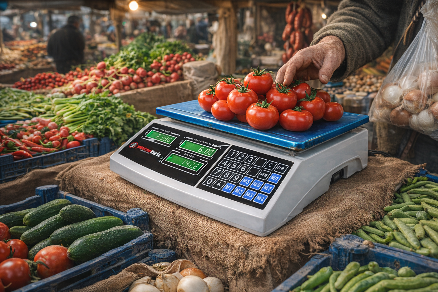 Yıldırım ACS 30 Kg 5 Gr 2026 Yılı Bakanlık Onaylı Mühürlü Fiyat Hesaplamalı Terazi