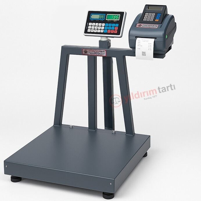 Etiket Yazıcılı 150 Kg Sayıcı Baskül